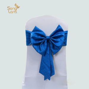 Nơ Ghế - Vải Gấm Xanh Navy