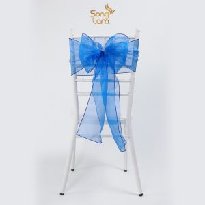 Nơ Ghế Tiệc - Vải Voan - Cho Ghế Tiffany