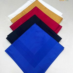 Khăn ăn ô vuông - Vải Cotton - Phong Cách Tối Giản Thanh Lịch