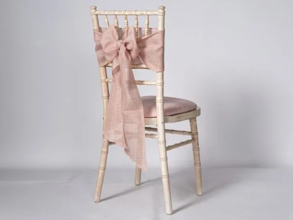 Nơ ghế vải thô (linen / bố / canvas nhẹ)