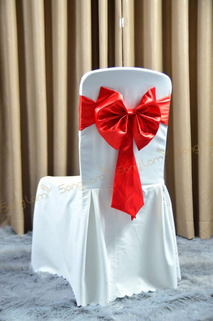 Nơ ghế lụa bóng (satin)