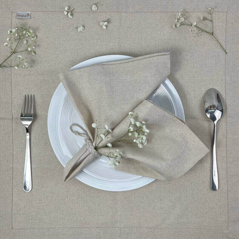 Khăn ăn vải linen