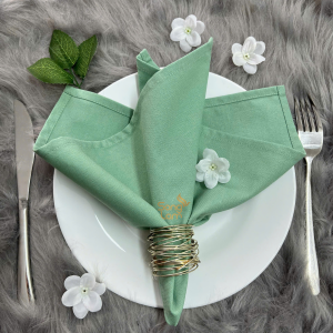 Khăn Ăn Vải Linen 45x45 cm - May Lai 1cm - Song Lam Decor