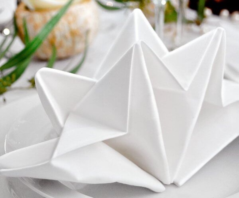 Gấp tạo hình ngôi sao tám cánh