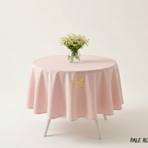 Khăn Bàn Linen D130cm Cao Cấp – Chất Liệu Linen Tự Nhiên