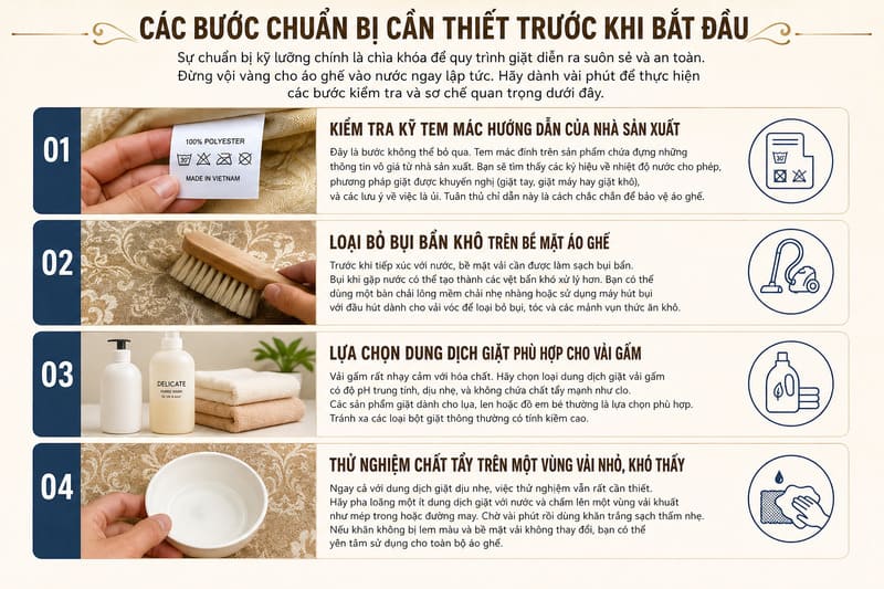 Các bước chuẩn bị cần thiết trước khi bắt đầu