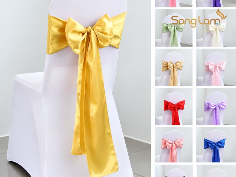 Hướng dẫn cách thắt nơ ghế khách sạn từng bước